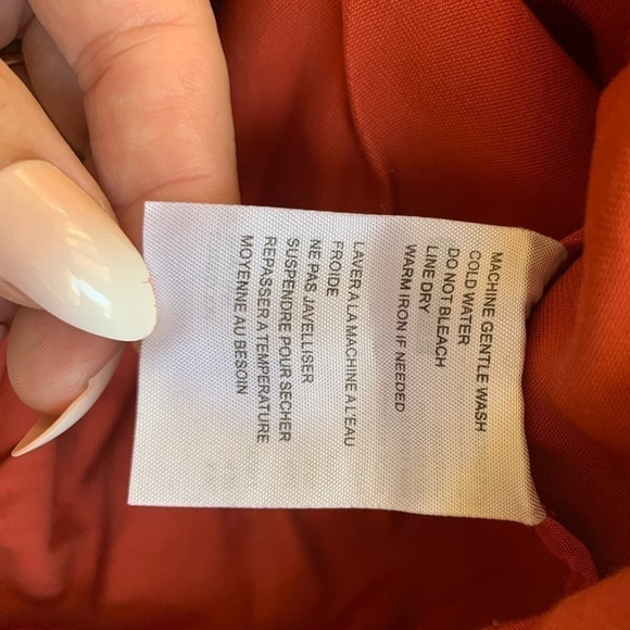 ELODIE rust orange button jogger pants - Picture 7 of 10